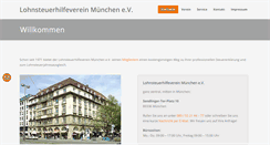 Desktop Screenshot of lohnsteuerhilfeverein-muenchen-ev.de